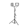 Online Primusdanmark Arbejdslampe 230 volt 2 x 50 watt teleskopstander