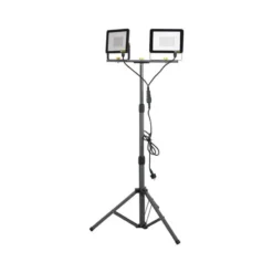 Online Primusdanmark Arbejdslampe 230 volt 2 x 50 watt teleskopstander