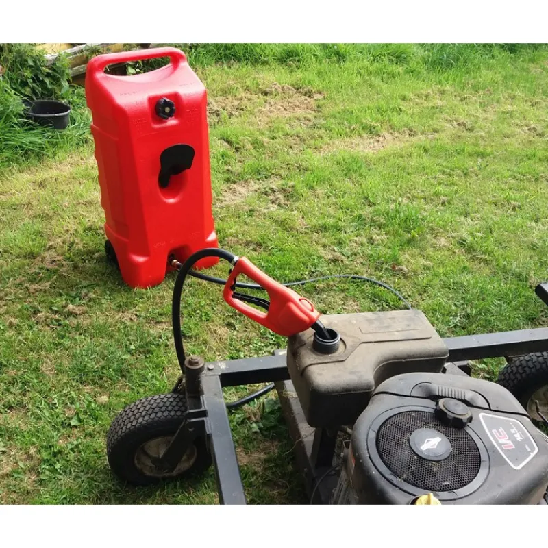 Outlet Primusdanmark Benzin- el. Dieseltank 53 liter med hjul og pumpepistol
