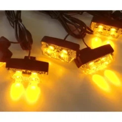 Sale Primusdanmark Blitzlys orange med 8 lamper + fjernbetjening