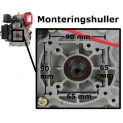 Sale Primusdanmark Dieselmotor 10 hk - Ø25 mm aksel