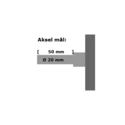 Primusdanmark Dieselmotor - 7 hk - Ø25 mm aksel