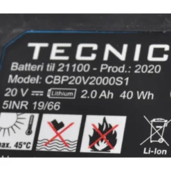 New Primusdanmark Ekstra batteri til akku højtryksrenser nr. 8006989
