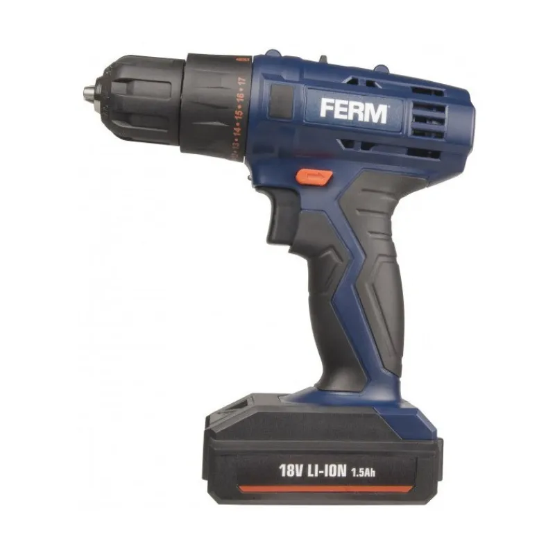 Discount Primusdanmark FERM akku Boremaskine 18 volt Li-ion