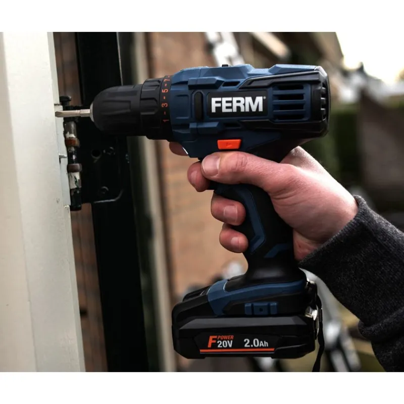 Outlet Primusdanmark FERM boremaskine 20 volt - uden batteri