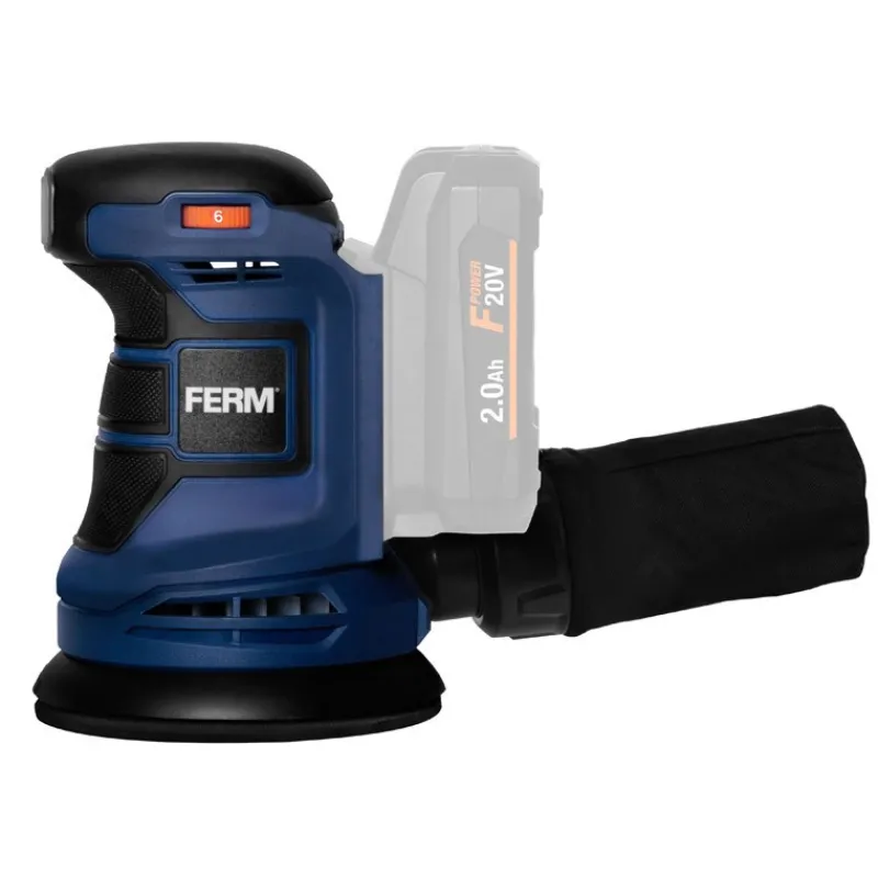 New Primusdanmark FERM Excentersliber 20 volt - uden batteri