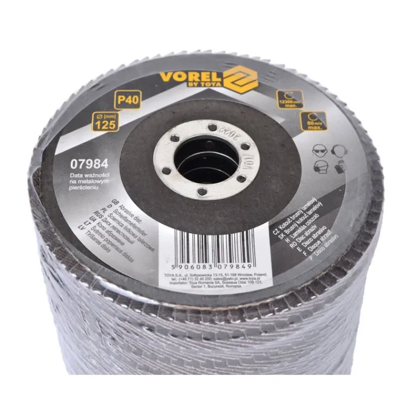 Sale Primusdanmark Flapskiver 10 stk. 125 mm - korn 40