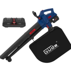 Best Primusdanmark Güde Batteridreven løvsuger + 2 x 4,0 Ah batterier + lader