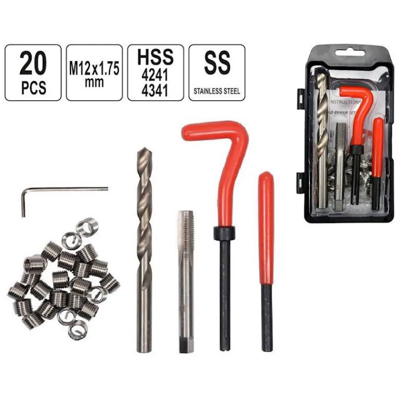 Discount Primusdanmark Gevind reparationssæt M12x1,75 mm
