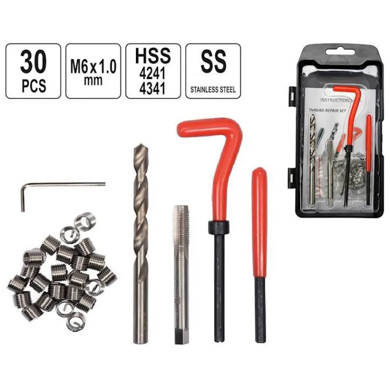 Discount Primusdanmark Gevind reparationssæt M6x1,0 mm