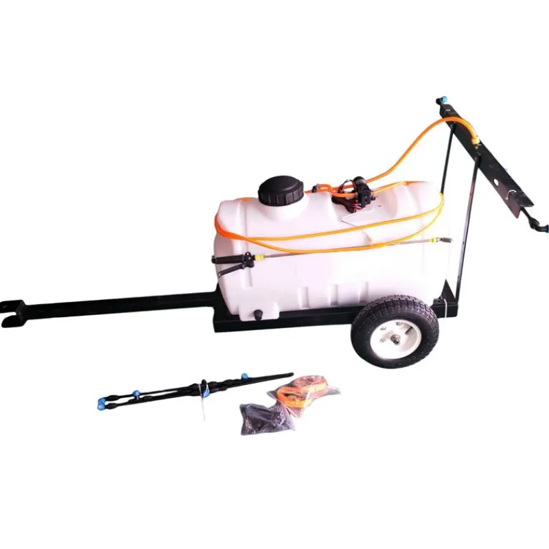 Clearance Primusdanmark Havesprøjte med hjul og spredebom - 100 liter tank