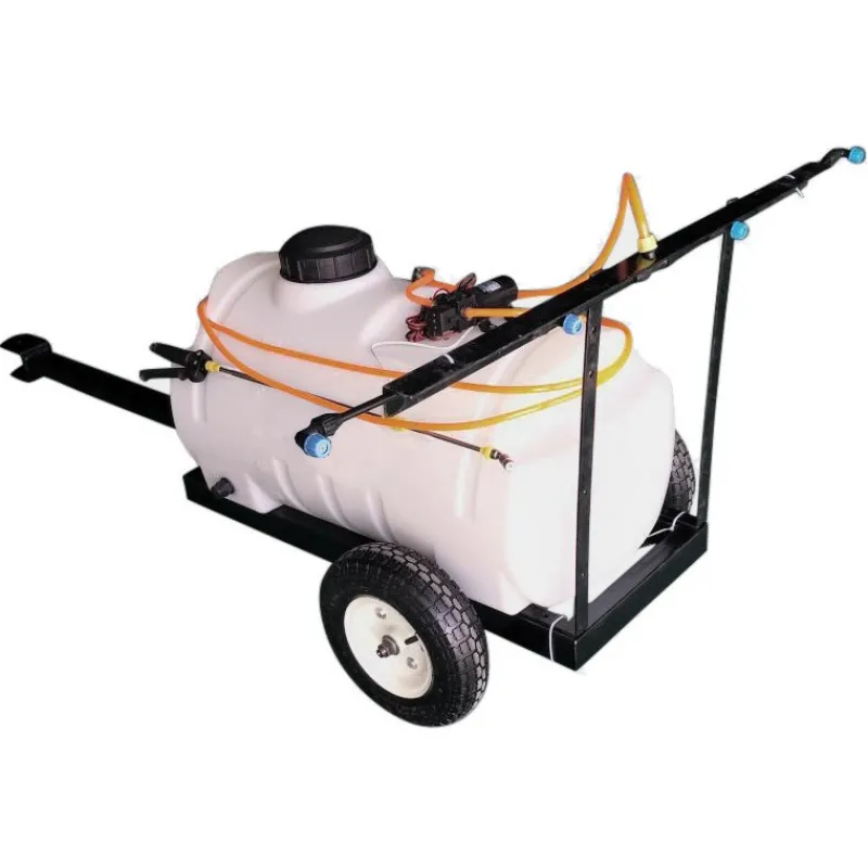 Clearance Primusdanmark Havesprøjte med hjul og spredebom - 100 liter tank