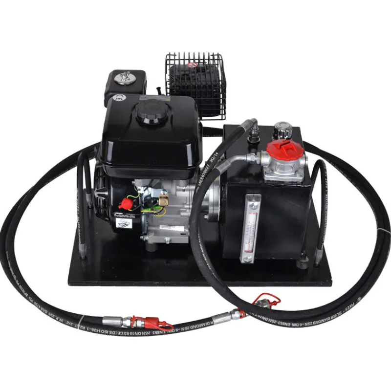Clearance Primusdanmark Hydraulikstation med 6,5 hk benzinmotor og tank
