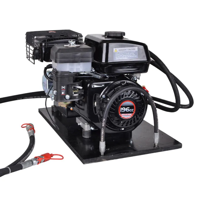 Clearance Primusdanmark Hydraulikstation med 6,5 hk benzinmotor og tank