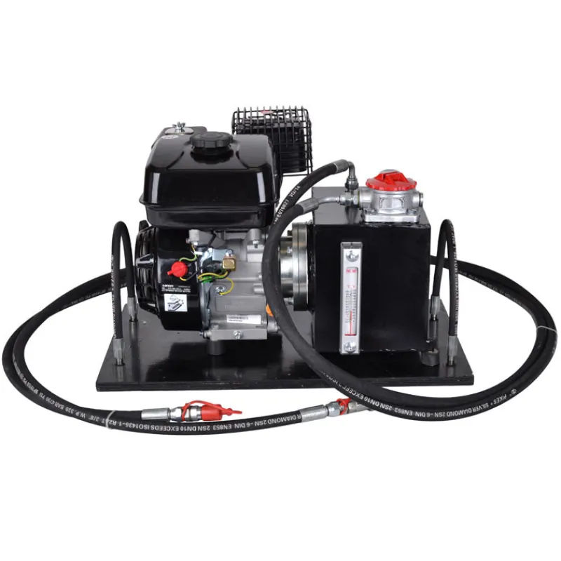 Clearance Primusdanmark Hydraulikstation med 6,5 hk benzinmotor og tank