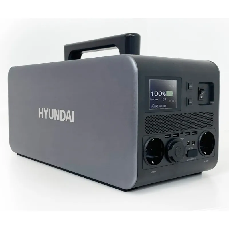 Hot Primusdanmark Hyundai Powerstation AC/DC 1.000 watt - Li-ion batteri