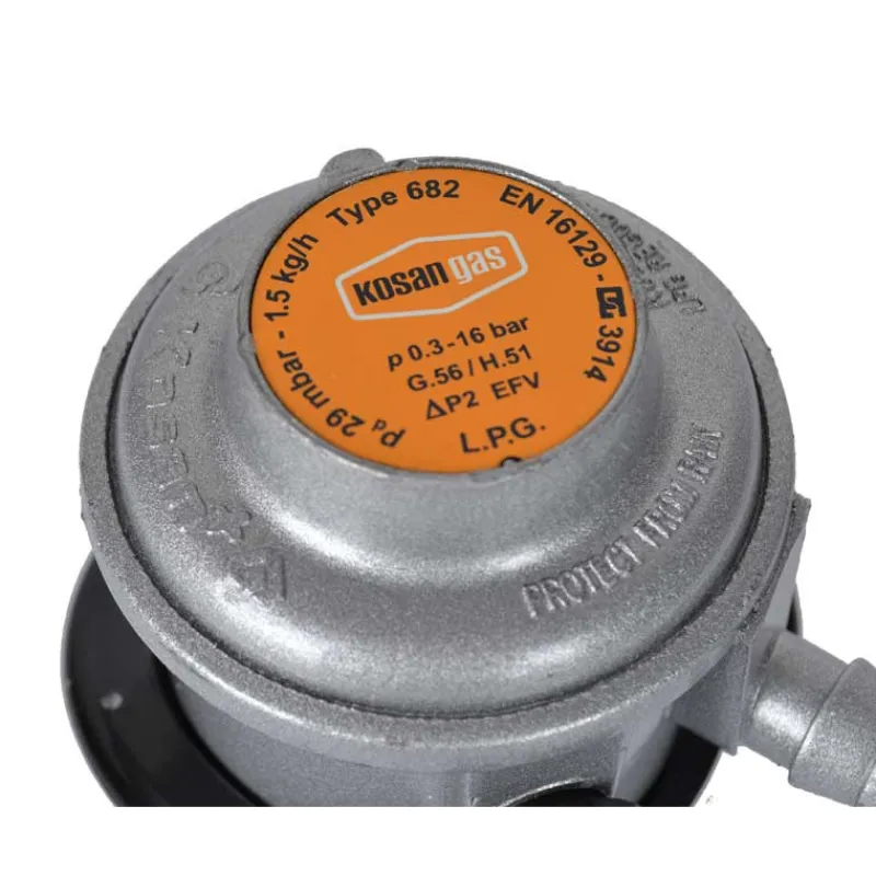 Online Primusdanmark Kosan regulator til gas - lavtryk - med studs