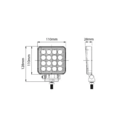 Best Primusdanmark LED Arbejdslampe 32 watt - 60° spredning