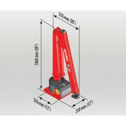 Online Primusdanmark Maxilift Ladkran 1 - 2,5 meter - Hydraulisk/elektrisk