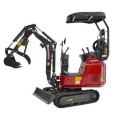 New Primusdanmark Minigraver 1000 kg - drejelig arm - B&S benzinmotor