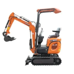 Outlet Primusdanmark Minigraver - 1,2 tons - Kubota - udskydelige bælter - UDSTILLING