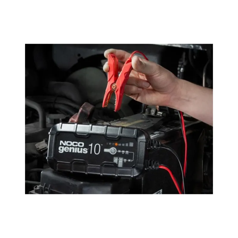Best Primusdanmark Noco Genius 10 Batterioplader til 6 og 12 volt - 10000 mA