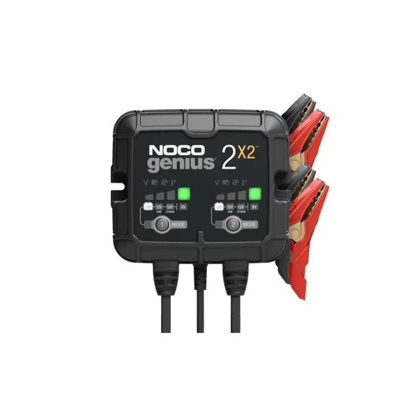 New Primusdanmark Noco Genius 2X2 Batterilader til 6 og 12 volt - 4000 mA