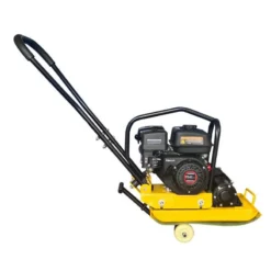 Outlet Primusdanmark Pladevibrator 62 kg m/Loncin motor, gummiplade og kørehjul