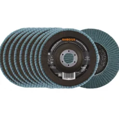 Online Primusdanmark Rhodius Flapskiver 10 stk. 125 mm - korn 60