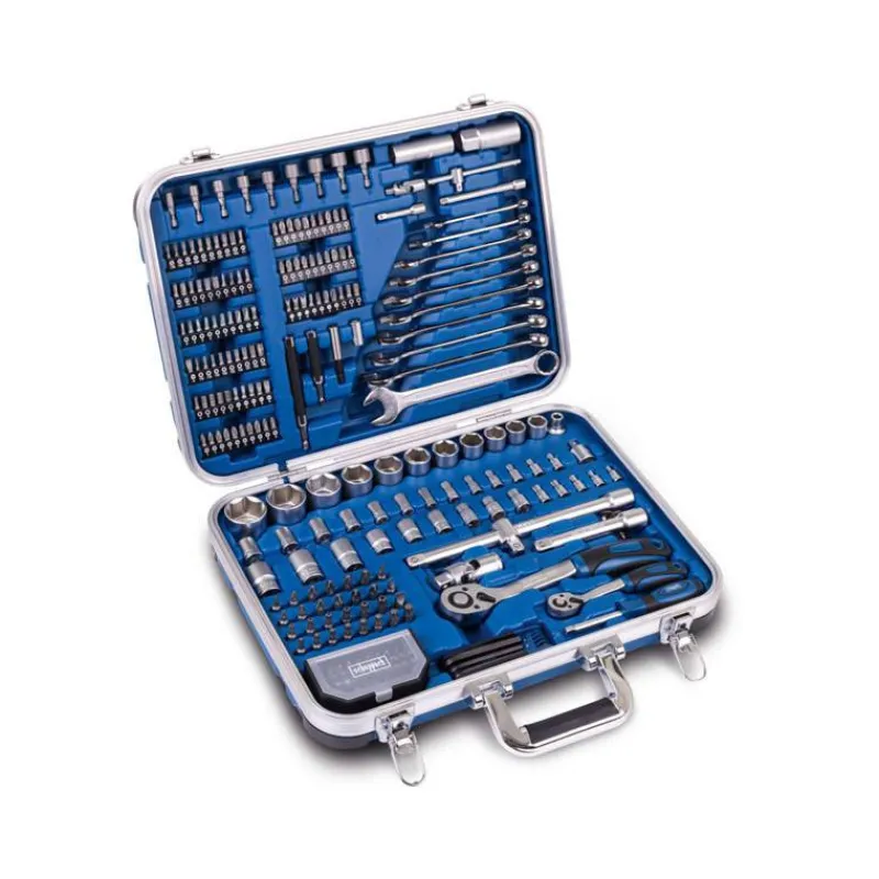 Clearance Primusdanmark Scheppach Topnøglesæt 1/2" + 1/4" - 233 dele