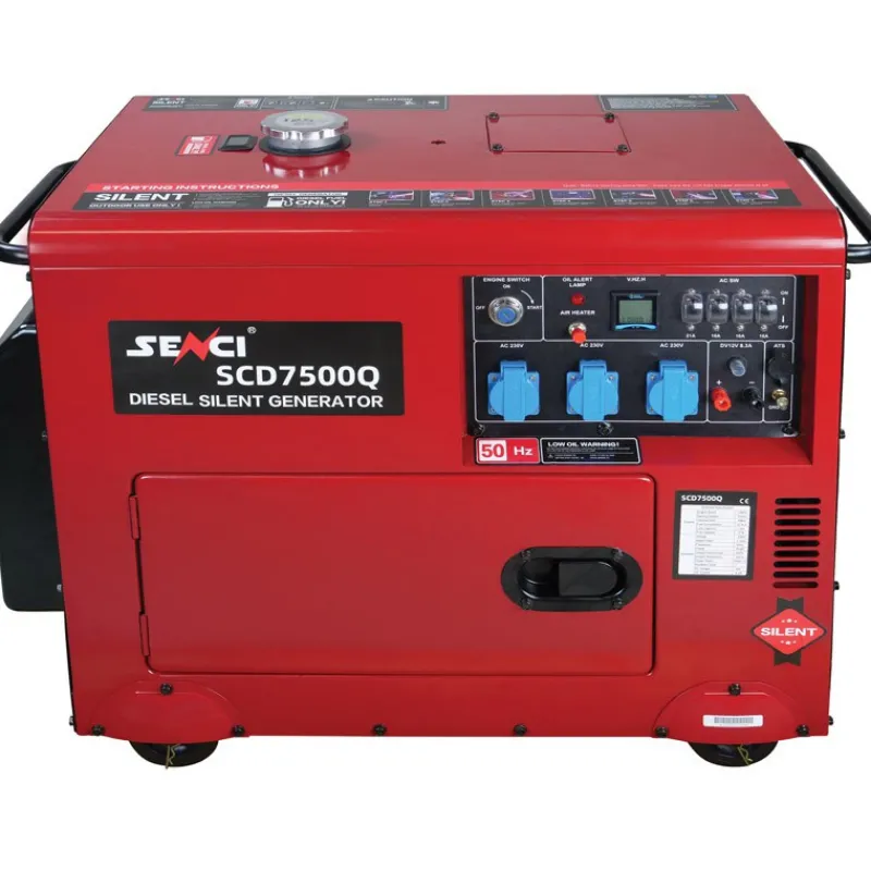 Hot Primusdanmark Støjsvag Dieselgenerator 5.200 watt / 230 volt