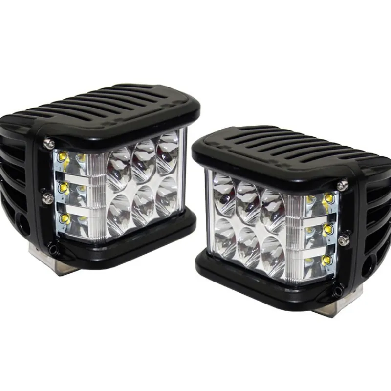 Discount Primusdanmark 2 stk Arbejdslamper 27 watt med CREE LED og sidelys