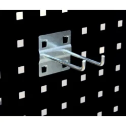 Clearance Primusdanmark 5 stk. Kroge - dobbelt - 100 mm - til hulplade (10 x 10 mm) + værkstedsvogne