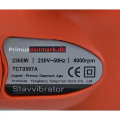 Best Primusdanmark Stor Stavvibrator professionel + 4 meter slange
