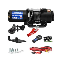 New Primusdanmark Trækspil 12 volt - 2041 kg - syntetisk reb
