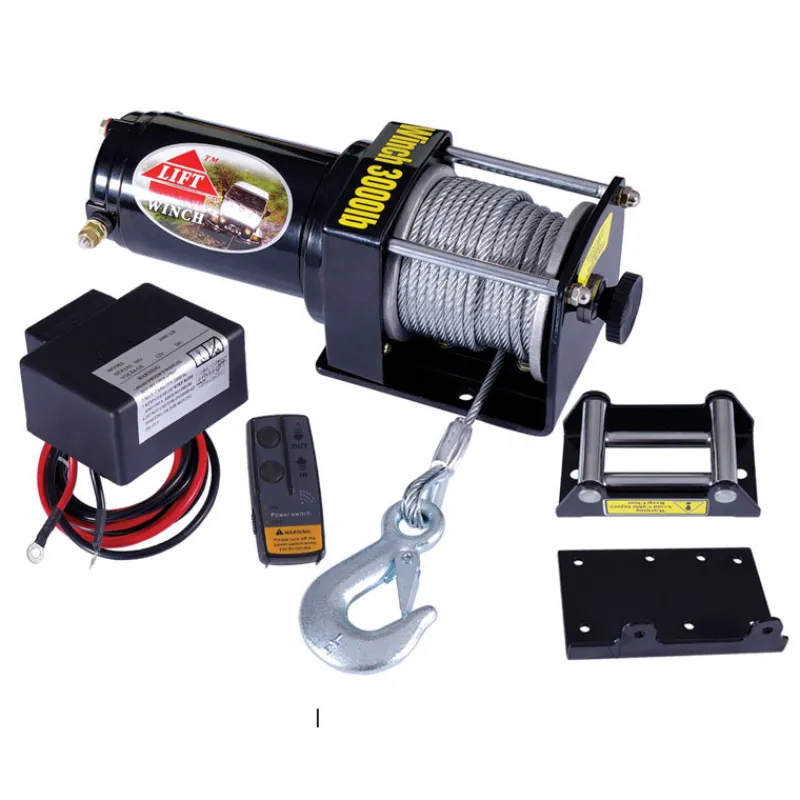 Sale Primusdanmark Trækspil 12 volt 1350 kg trådløs fjernbetjening