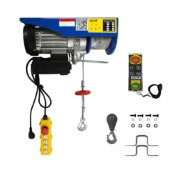 Online Primusdanmark Trækspil 230 volt - 400/800 kg - trådløs fjernbetjening - 18 meter wire