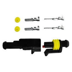 Discount Primusdanmark Vandtæt stik - 12-24 volt - 1-polet