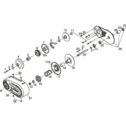 Clearance Primusdanmark Vario kobling til go-kart (motor med 19 mm aksel)