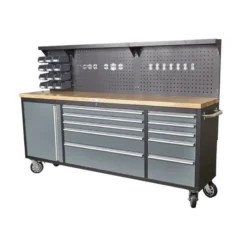 Discount Primusdanmark Værkstedsvogn 215 cm med bordplade