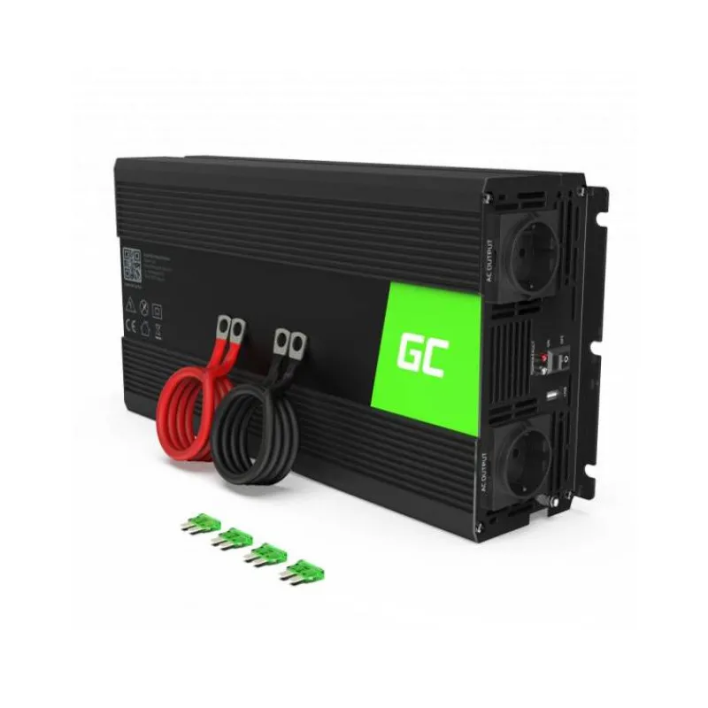 Primusdanmark 3000/6000 watt Inverter DC24 volt til AC 230 volt - Ren sinus