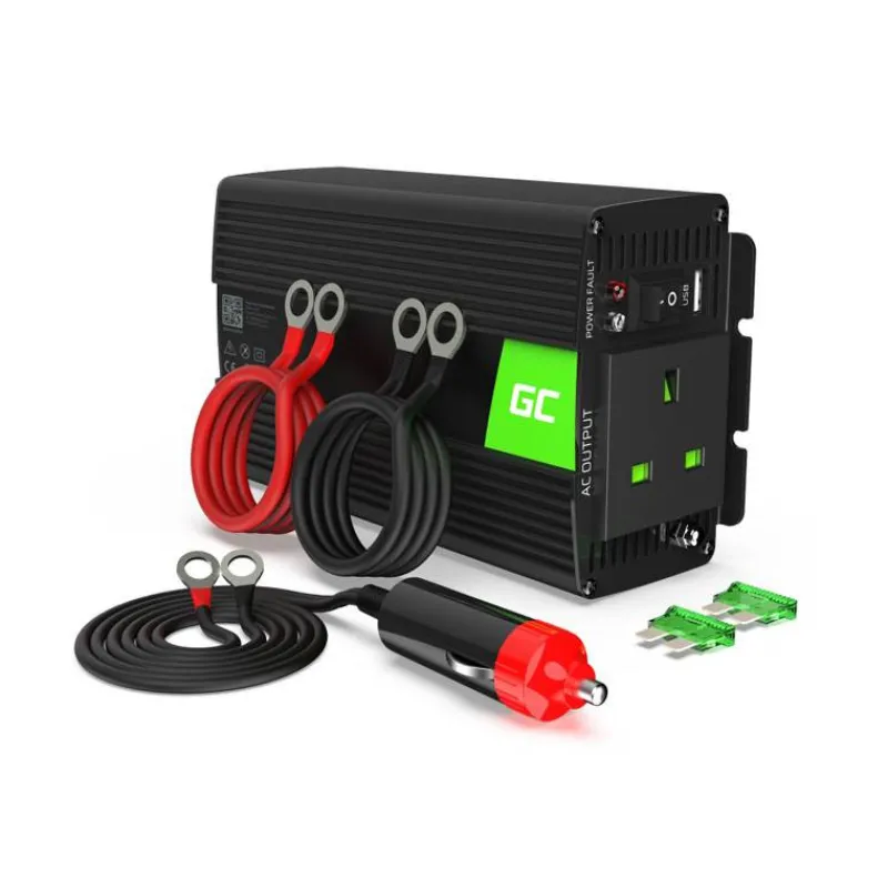 New Primusdanmark 300/600 watt Inverter DC24 volt til AC 230 volt