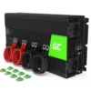 Clearance Primusdanmark 2000/4000 watt Inverter DC 12V til AC 230V - REN sinus