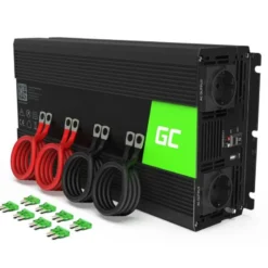 Clearance Primusdanmark 2000/4000 watt Inverter DC 12V til AC 230V - REN sinus