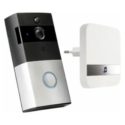 Discount Primusdanmark Wifi Video dørklokke med modtager + app