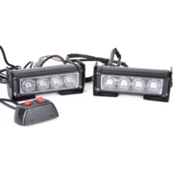 Primusdanmark 2 x LED Blitzlys med beslag + kontakt